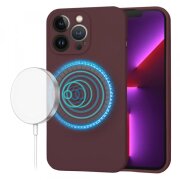 Husa MagSafe pentru Apple iPhone 13 Pro, Techsuit, SoftFlex, Visinie