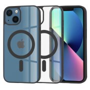 Husa MagSafe pentru Apple iPhone 13, Techsuit, Pro, Neagra