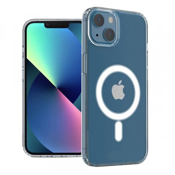 Husa MagSafe pentru Apple iPhone 13, Techsuit, Pro, Transparenta
