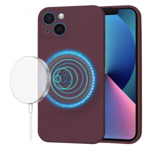 Husa MagSafe pentru Apple iPhone 13, Techsuit, SoftFlex, Visinie