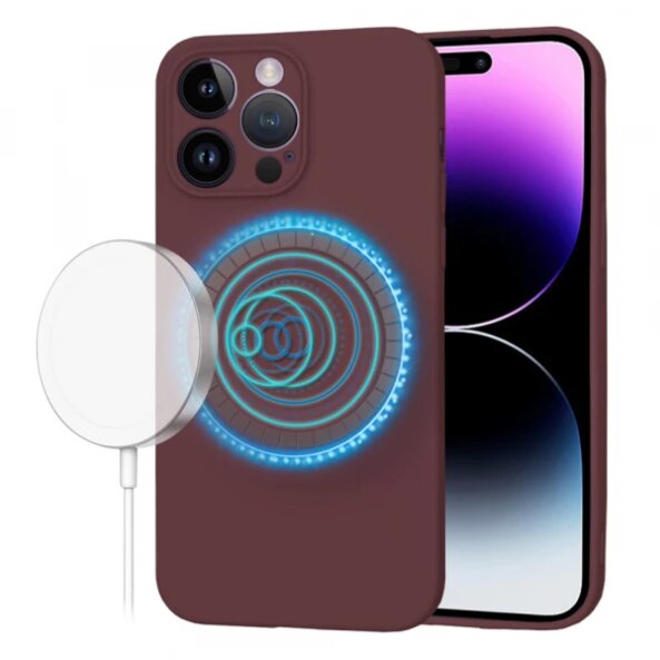 Husa MagSafe pentru Apple iPhone 14 Pro Max, Techsuit, SoftFlex, Visinie