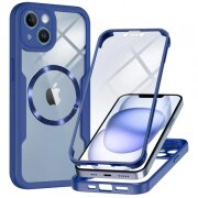 Husa MagSafe pentru Apple iPhone 14, Techsuit, ColorVerse 360, Albastra