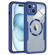 Husa MagSafe pentru Apple iPhone 15 Plus, Techsuit, ColorVerse 360, Albastra