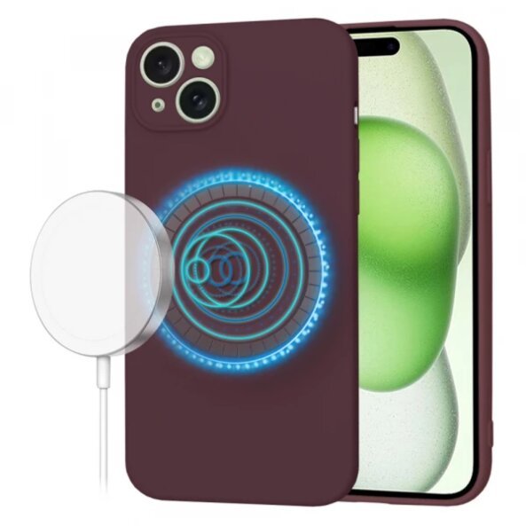 Husa MagSafe pentru Apple iPhone 15 Plus, Techsuit, SoftFlex, Visinie