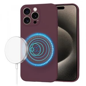 Husa MagSafe pentru Apple iPhone 15 Pro Max, Techsuit, SoftFlex, Visinie