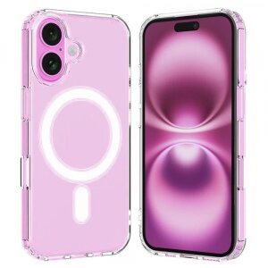 Husa MagSafe pentru Apple iPhone 16 Plus, Techsuit, Pro, Transparenta