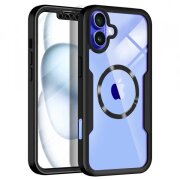 Husa MagSafe pentru Apple iPhone 16, Techsuit, ColorVerse 360, Neagra