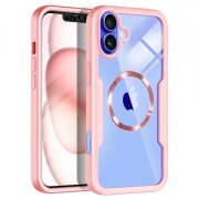 Husa MagSafe pentru Apple iPhone 16, Techsuit, ColorVerse 360, Roz