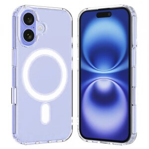 Husa MagSafe pentru Apple iPhone 16, Techsuit, Pro, Transparenta