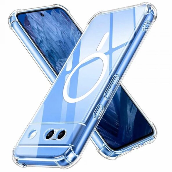 Husa MagSafe pentru Google Pixel 8a, Techsuit, Shockproof, Transparenta
