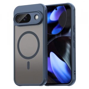 Husa MagSafe pentru Google Pixel 9, Techsuit, HaloFrost II, Bleumarin