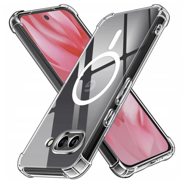 Husa MagSafe pentru Google Pixel 9a, Techsuit, Shockproof, Transparenta