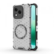 Husa MagSafe pentru Honor 400 Lite, Techsuit, HoneyComb Shield, Alba