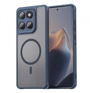 Husa MagSafe pentru Motorola Edge 60 Fusion / Edge 60, Techsuit, HaloFrost II, Bleumarin