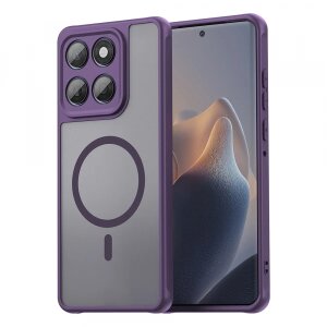 Husa MagSafe pentru Motorola Edge 60 Fusion / Edge 60, Techsuit, HaloFrost II, Mov