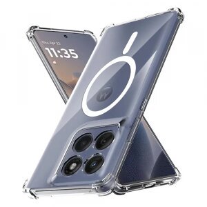 Husa MagSafe pentru Motorola Edge 60 Fusion / Edge 60, Techsuit, Shockproof, Transparenta