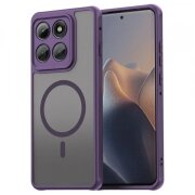 Husa MagSafe pentru Motorola Edge 60 Pro, Techsuit, HaloFrost II, Mov