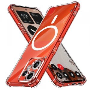 Husa MagSafe pentru Nothing CMF Phone 2 Pro, Techsuit, Shockproof, Transparenta