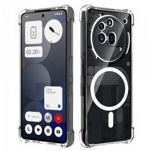 Husa MagSafe pentru Nothing Phone (3a) Pro, Techsuit, Shockproof, Transparenta