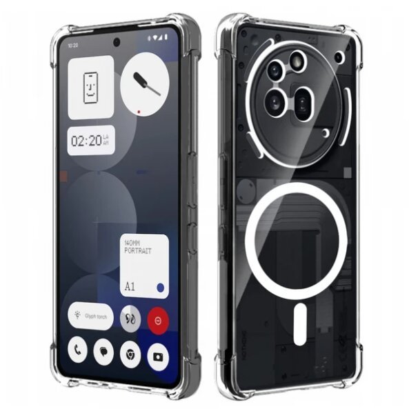 Husa MagSafe pentru Nothing Phone (3a) Pro, Techsuit, Shockproof, Transparenta