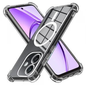 Husa MagSafe pentru Oppo A3 4G, Techsuit, Shockproof, Transparenta