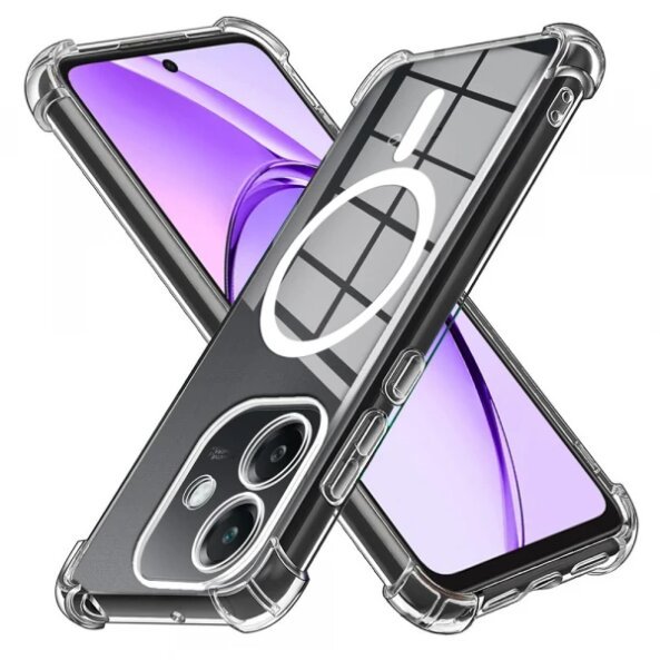 Husa MagSafe pentru Oppo A3 4G, Techsuit, Shockproof, Transparenta