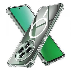 Husa MagSafe pentru Oppo Reno12 FS 5G / Reno12 FS 4G / Reno12 F 4G / Reno12 F, Techsuit, Shockproof, Transparenta