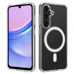 Husa MagSafe pentru Samsung Galaxy A15 A155, Techsuit, Pro, Transparenta