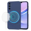 Husa MagSafe pentru Samsung Galaxy A15 A155, Techsuit, SoftFlex, Bleumarin
