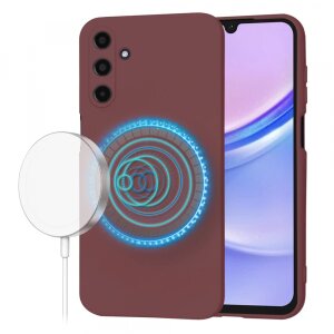 Husa MagSafe pentru Samsung Galaxy A15 A155, Techsuit, SoftFlex, Visinie