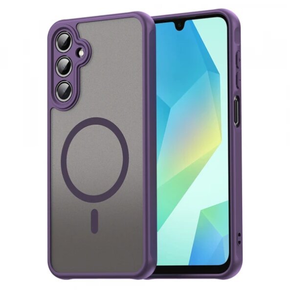 Husa MagSafe pentru Samsung Galaxy A16 5G A166 / A16 4G A165, Techsuit, HaloFrost II, Mov