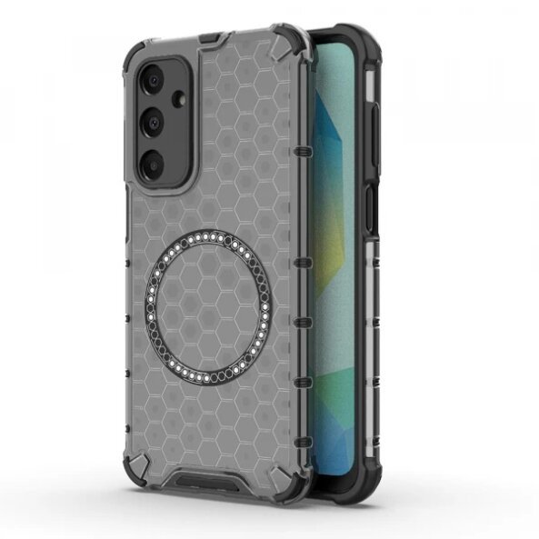 Husa MagSafe pentru Samsung Galaxy A16 5G A166 / A16 4G A165, Techsuit, HoneyComb Shield, Neagra