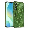 Husa MagSafe pentru Samsung Galaxy A16 5G A166 / A16 4G A165, Techsuit, Luxury Glitter, Verde Inchis