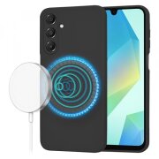 Husa MagSafe pentru Samsung Galaxy A16 5G A166 / A16 4G A165, Techsuit, SoftFlex, Neagra