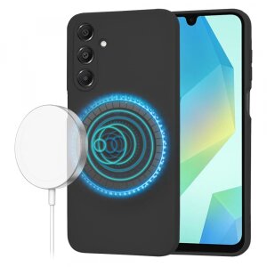 Husa MagSafe pentru Samsung Galaxy A16 5G A166 / A16 4G A165, Techsuit, SoftFlex, Neagra