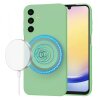 Husa MagSafe pentru Samsung Galaxy A25 A256, Techsuit, SoftFlex, Verde