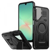 Husa MagSafe pentru Samsung Galaxy A26 A266, Techsuit, CamVault, Neagra