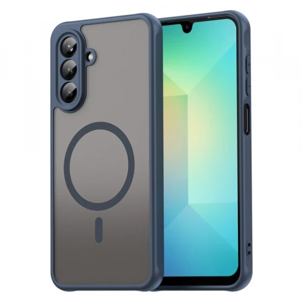 Husa MagSafe pentru Samsung Galaxy A26 A266, Techsuit, HaloFrost II, Bleumarin