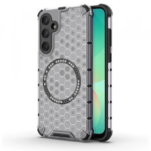 Husa MagSafe pentru Samsung Galaxy A26 A266, Techsuit, HoneyComb Shield, Neagra