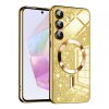 Husa MagSafe pentru Samsung Galaxy A35 5G A356, Techsuit, Luxury Glitter, Aurie