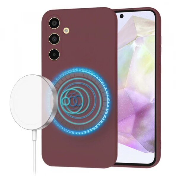 Husa MagSafe pentru Samsung Galaxy A35 5G A356, Techsuit, SoftFlex, Visinie