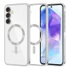Husa MagSafe pentru Samsung Galaxy A55 5G A556, Techsuit, Luxury Crystal, Argintie