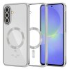 Husa MagSafe pentru Samsung Galaxy A56 A566 / A36 A366, Techsuit, Luxury Crystal, Argintie