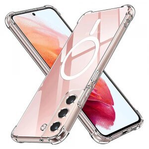 Husa MagSafe pentru Samsung Galaxy S21 5G G991, Techsuit, Shockproof, Transparenta