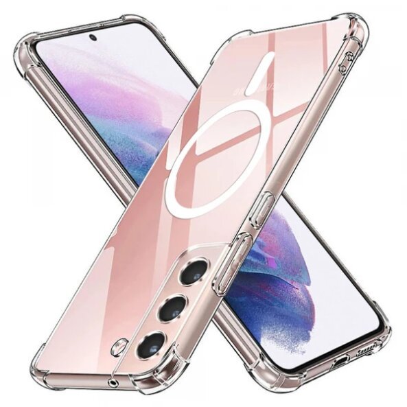 Husa MagSafe pentru Samsung Galaxy S21+ 5G G996, Techsuit, Shockproof, Transparenta