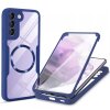 Husa MagSafe pentru Samsung Galaxy S21 FE 5G G990, Techsuit, ColorVerse 360, Albastra
