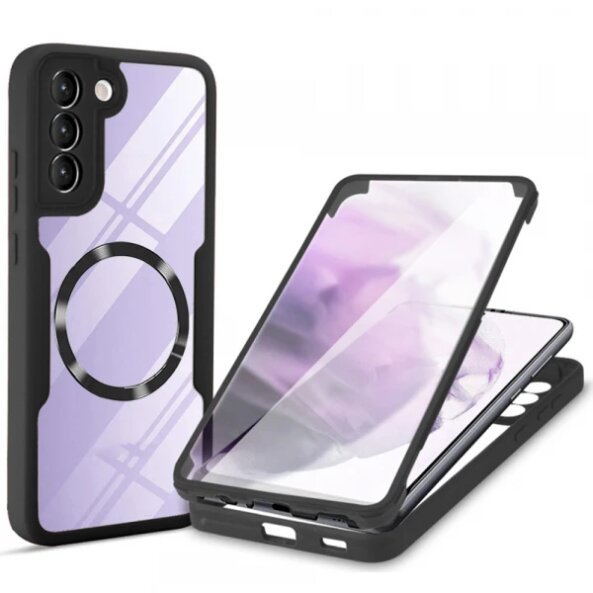 Husa MagSafe pentru Samsung Galaxy S22 5G S901, Techsuit, ColorVerse 360, Neagra