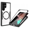 Husa MagSafe pentru Samsung Galaxy S22 Ultra 5G S908, Techsuit, ColorVerse 360, Neagra