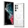 Husa MagSafe pentru Samsung Galaxy S22 Ultra 5G S908, Techsuit, SparkleSkin, Transparenta