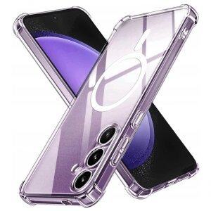 Husa MagSafe pentru Samsung Galaxy S23 FE S711, Techsuit, Shockproof, Transparenta